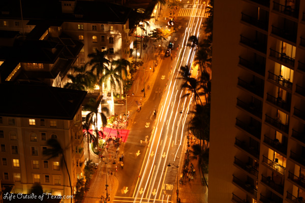 Hyatt Regency Waikiki night view
