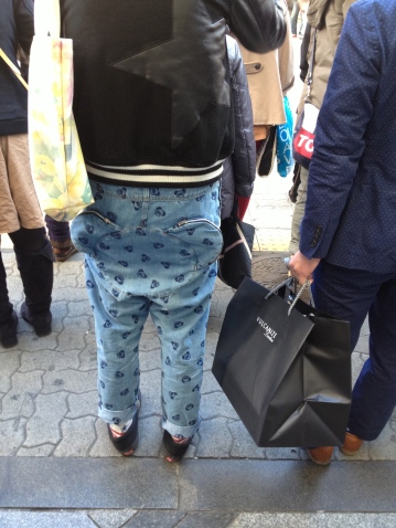 Panda pants on a grown man? OK!